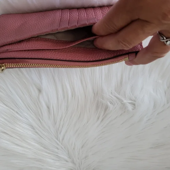 Michael Kors Pink Leather Wallet - Picture 3 of 7